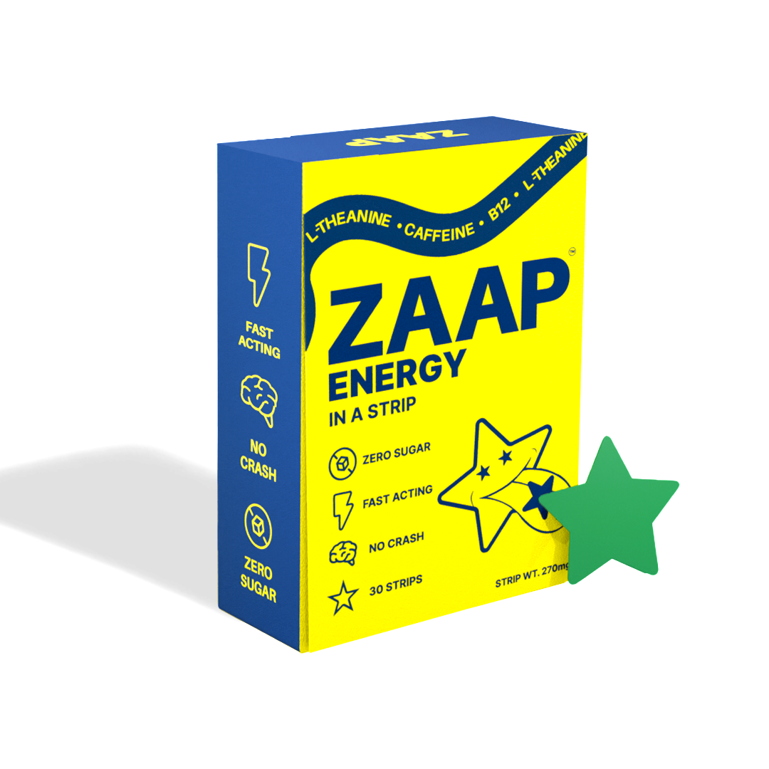 ZAAP Energy Strips – Smart Caffeine, Zero Crash