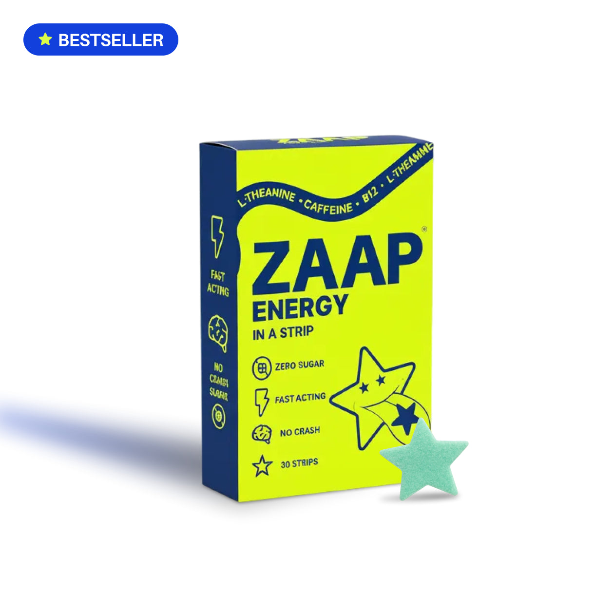 ZAAP Energy Strips – Smart Caffeine, Zero Crash